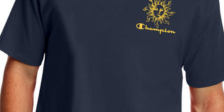 Camiseta Champion Sun Masculina Azul Tamanho X-G