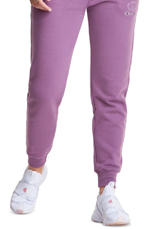 Calça de corrida Champion Powerblend feminina roxa tamanho X-G