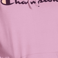 Moletom com capuz Champion Powerblend Logo Feminino Rosa Tamanho 1X