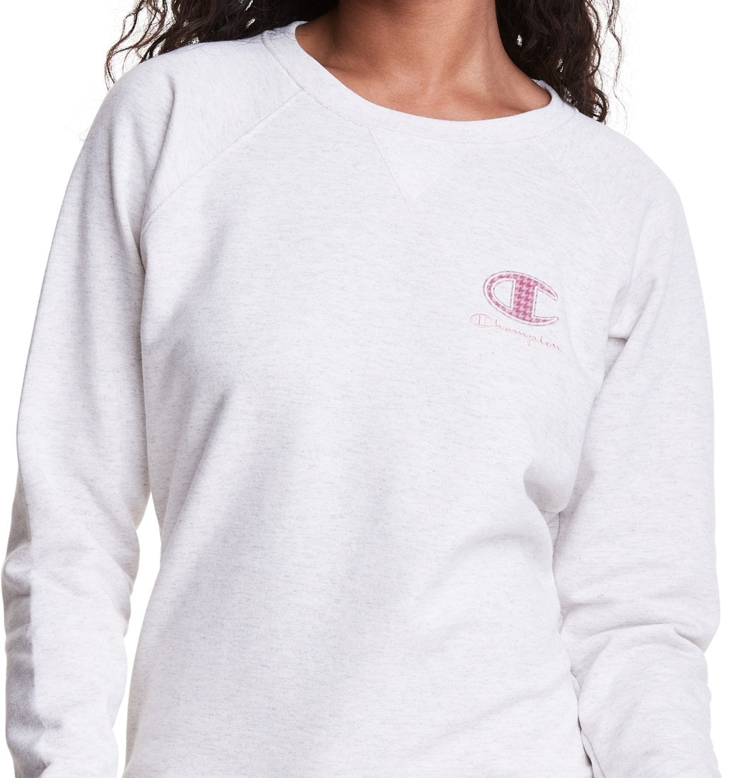 Champion Powerblend Classic Crewneck Feminino Marrom Tamanho P