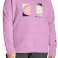 Moletom com estampa de logotipo Champion feminino rosa tamanho 1X