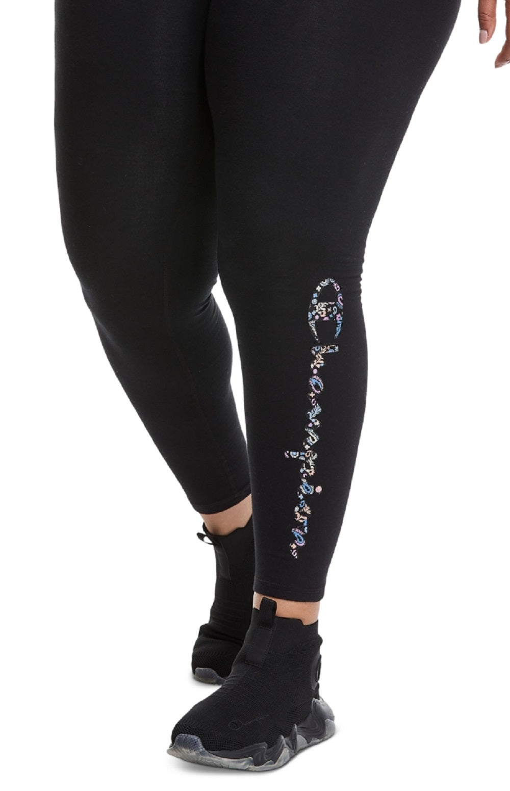 Leggings Champion 7/8 Feminina Preta Tamanho 1X