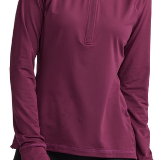 Champion Feminino Absolute Half Zip Mock Neck Top Roxo Tamanho XX-G
