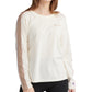 Camiseta feminina Champion Campus Cotton Colorblocked Manga Longa Marrom Tamanho P