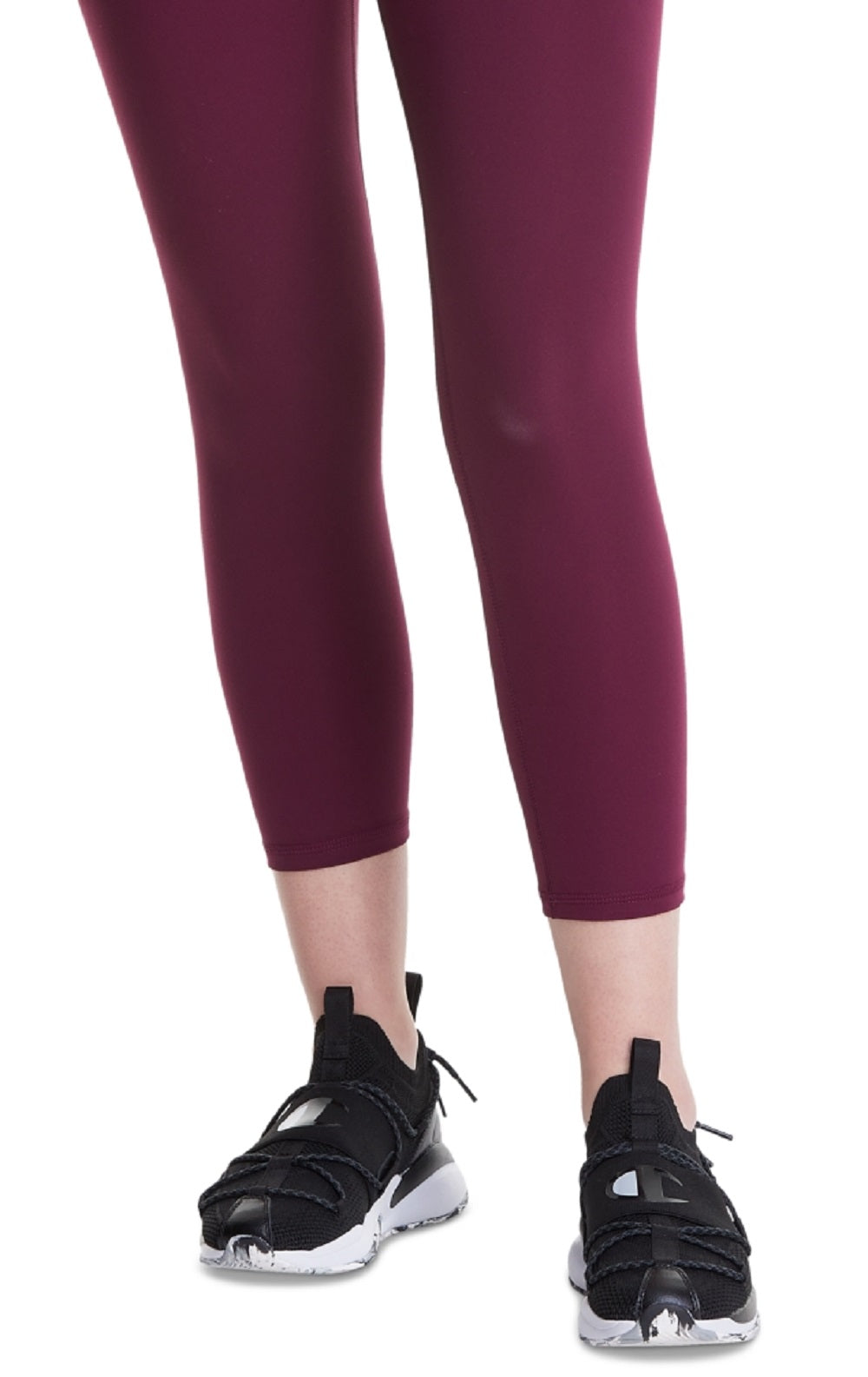 Leggings curtas Champion Sport Soft Touch femininas, roxas, tamanho X pequeno