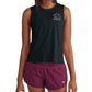 Camiseta regata Champion Absolute Eco Logo feminina, preta, tamanho médio