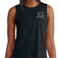 Camiseta regata Champion Absolute Eco Logo feminina, preta, tamanho grande