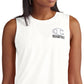 Camiseta regata Champion Absolute Eco Logo feminina, branca, tamanho grande
