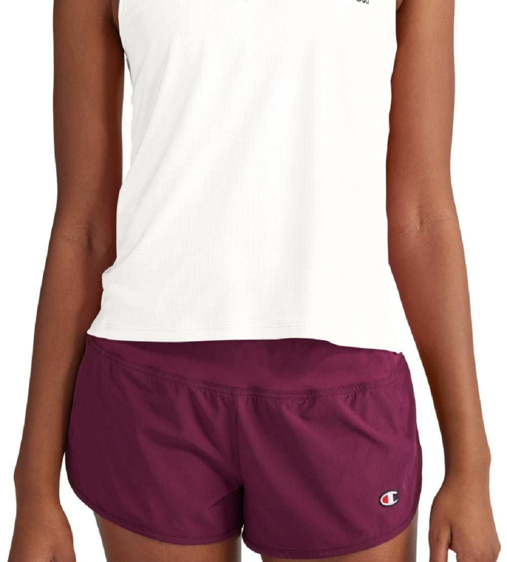 Camiseta regata Champion Absolute Eco Logo feminina, branca, tamanho grande