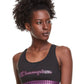 Sutiã esportivo feminino Champion The Authentic Racerback, preto, tamanho grande