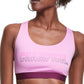 Sutiã esportivo feminino Champion Racerback de impacto médio, roxo, tamanho X-S