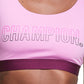 Sutiã esportivo Champion Feminino Absolute Racerback de impacto médio, roxo, tamanho médio