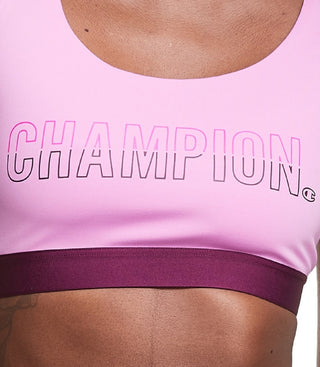 Sutiã esportivo Champion Feminino Absolute Racerback de impacto médio, roxo, tamanho médio