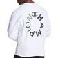 Moletom Champion Powerblend Graphic Masculino Branco Tamanho Grande