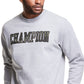 Moletom Champion Powerblend Crewneck Masculino Preto Tamanho Médio