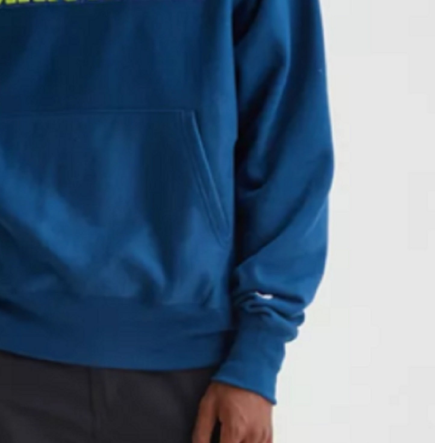 Moletom com capuz masculino Champion Reverse azul tamanho XX-G