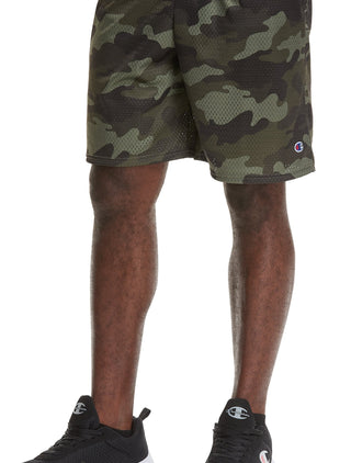 Bermuda masculina Champion com estampa de malha 9 Camo Ammo Cargo Verde Tamanho P