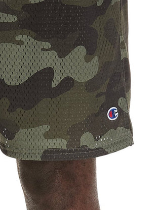 Bermuda masculina Champion com estampa de malha cargo verde tamanho XX-G