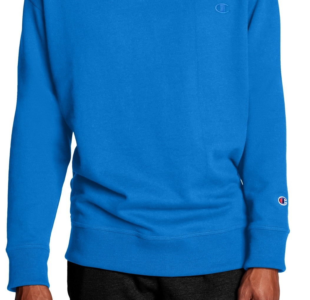 Moletom Champion Powerblend Fleece Masculino Azul Tamanho P