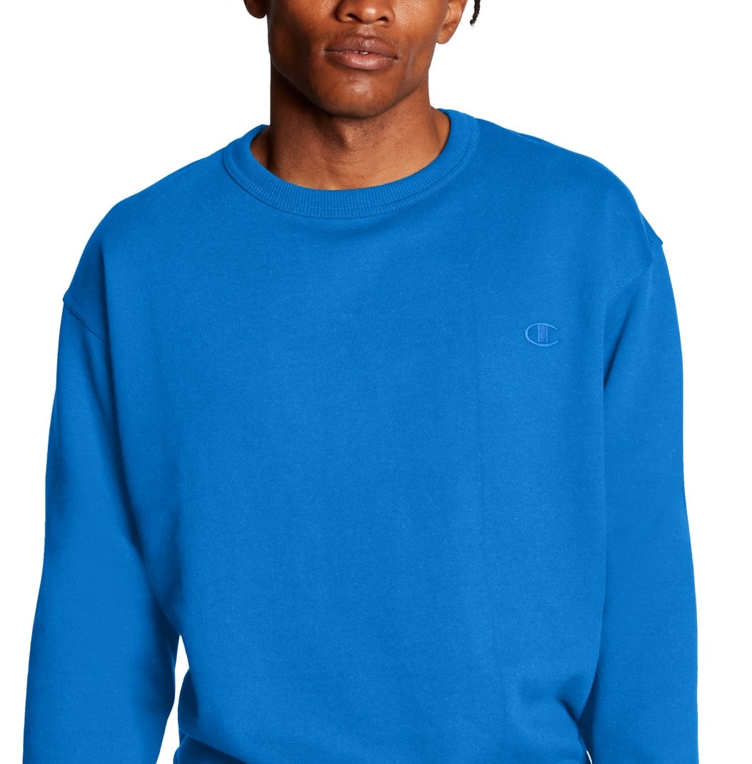 Moletom Champion Powerblend Fleece Masculino Azul Tamanho X-G