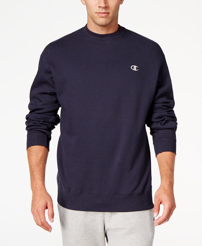 Moletom Champion Powerblend Fleece Masculino Azul Tamanho XX-G