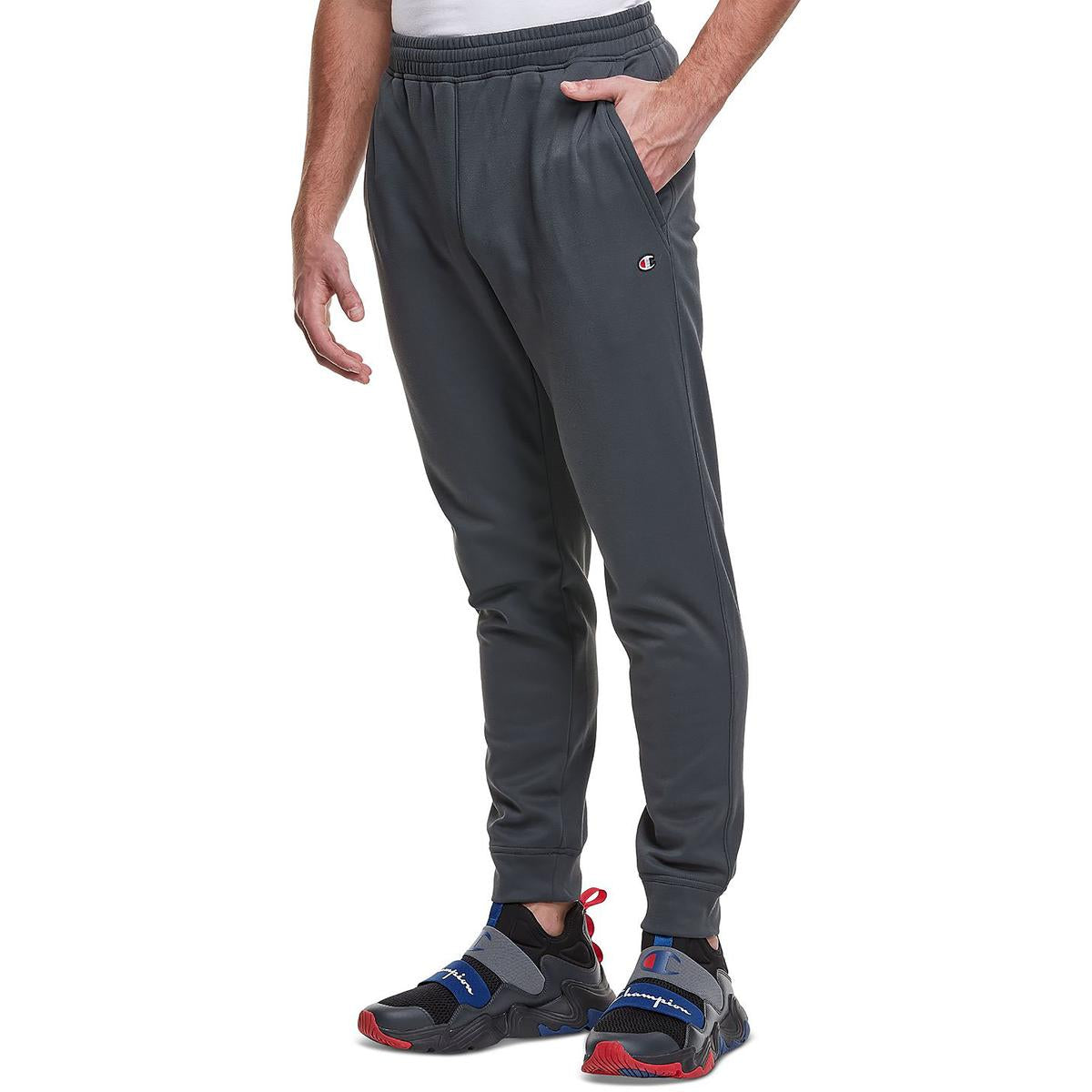 Calça de moletom Champion Game Day Masculina Cinza Tamanho -G