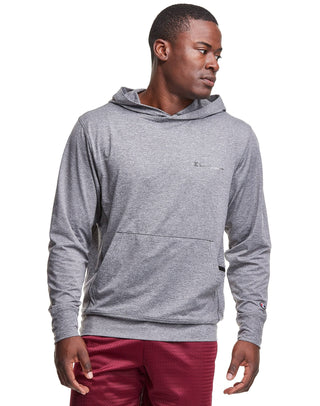 Moletom com capuz masculino Champion Standard Fit Stretch cinza tamanho M