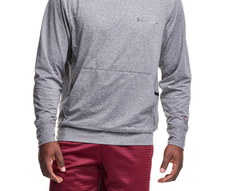 Moletom com capuz masculino Champion Standard Fit Stretch cinza tamanho M