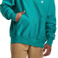 Champion Moletom com capuz masculino Reverse Weave C Logo Chlorophyll Verde Tamanho Grande