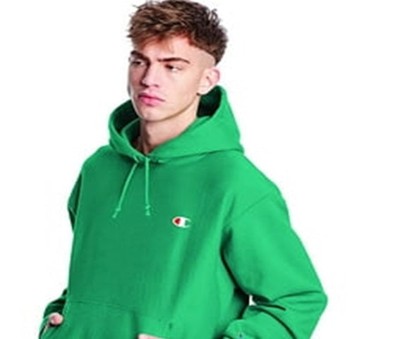Pulôver Champion Reverse Weave Masculino Verde Tamanho X-Grande