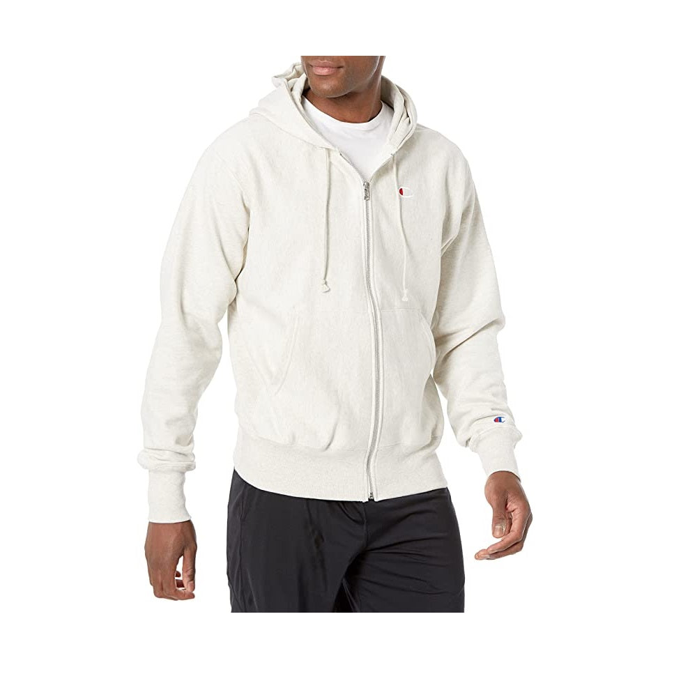 Moletom com capuz Champion Life Reverse Weave Full Zip Masculino, cor mescla, tamanho XL