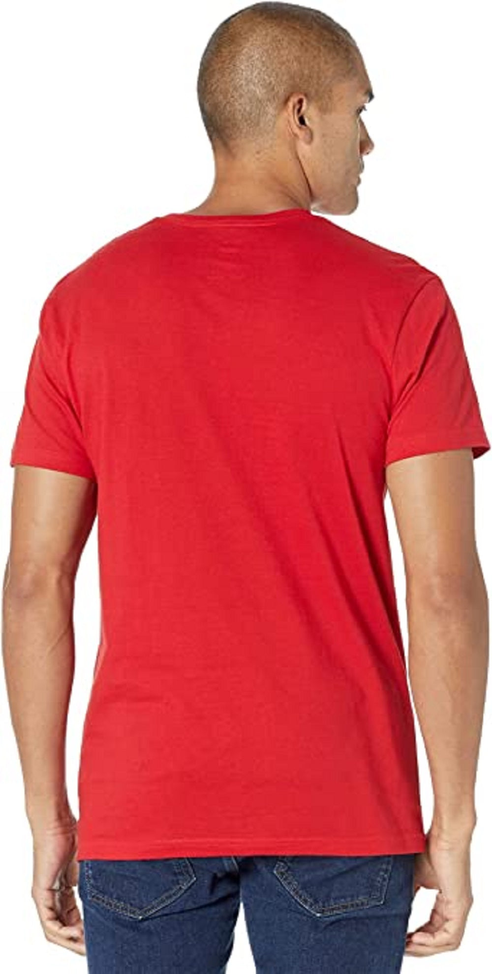 Polo Ralph Lauren Camiseta Masculina Gola V, Pacote com 3, Vermelha, Tamanho XG