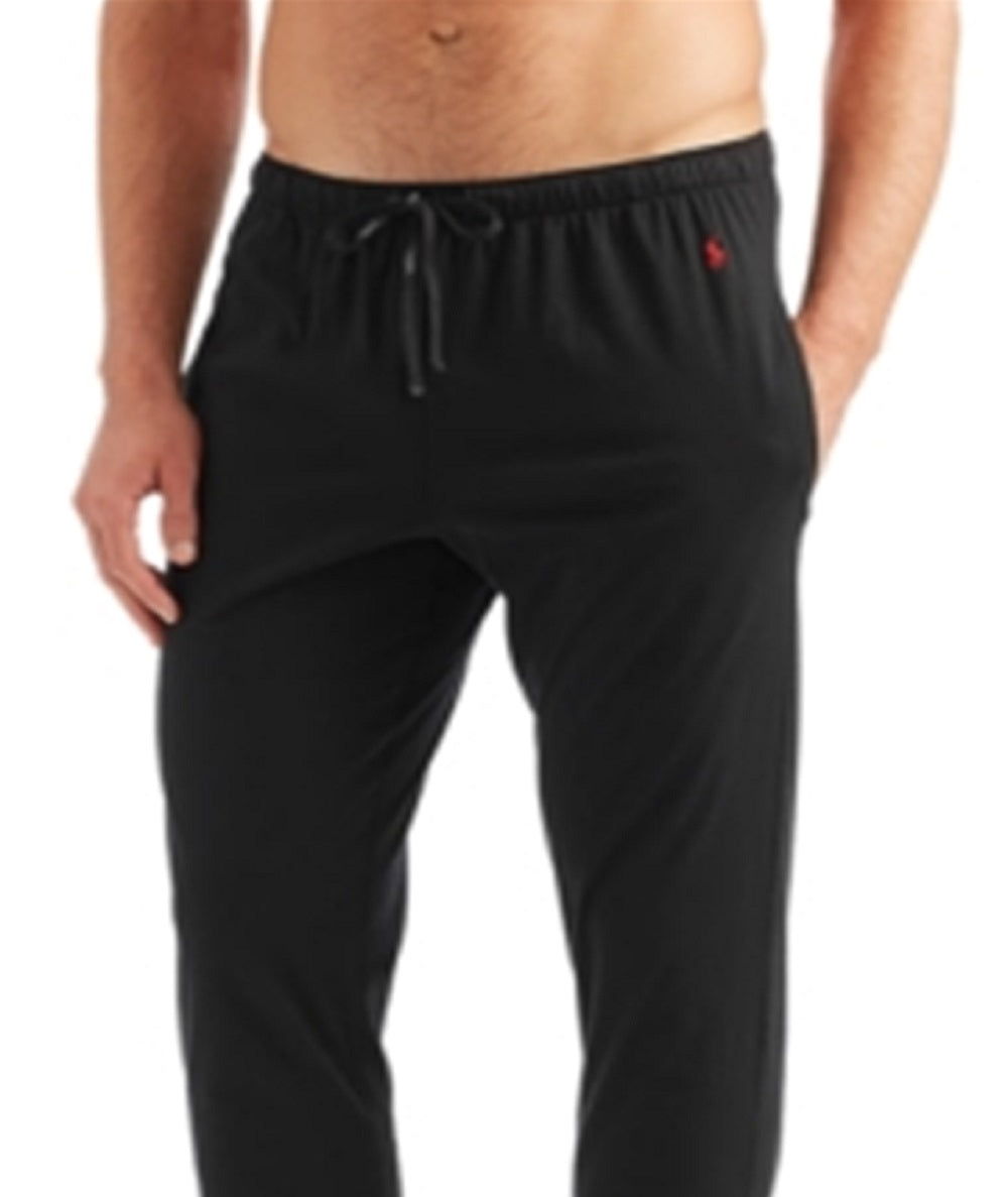 Polo Ralph Lauren Calça de moletom leve masculina preta tamanho extragrande