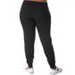 Calça jogger feminina Champion Powerblend Graphic preta tamanho 1X