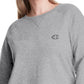 Moletom Champion Plus Power Blend Boyfriend Feminino Cinza Tamanho 3X