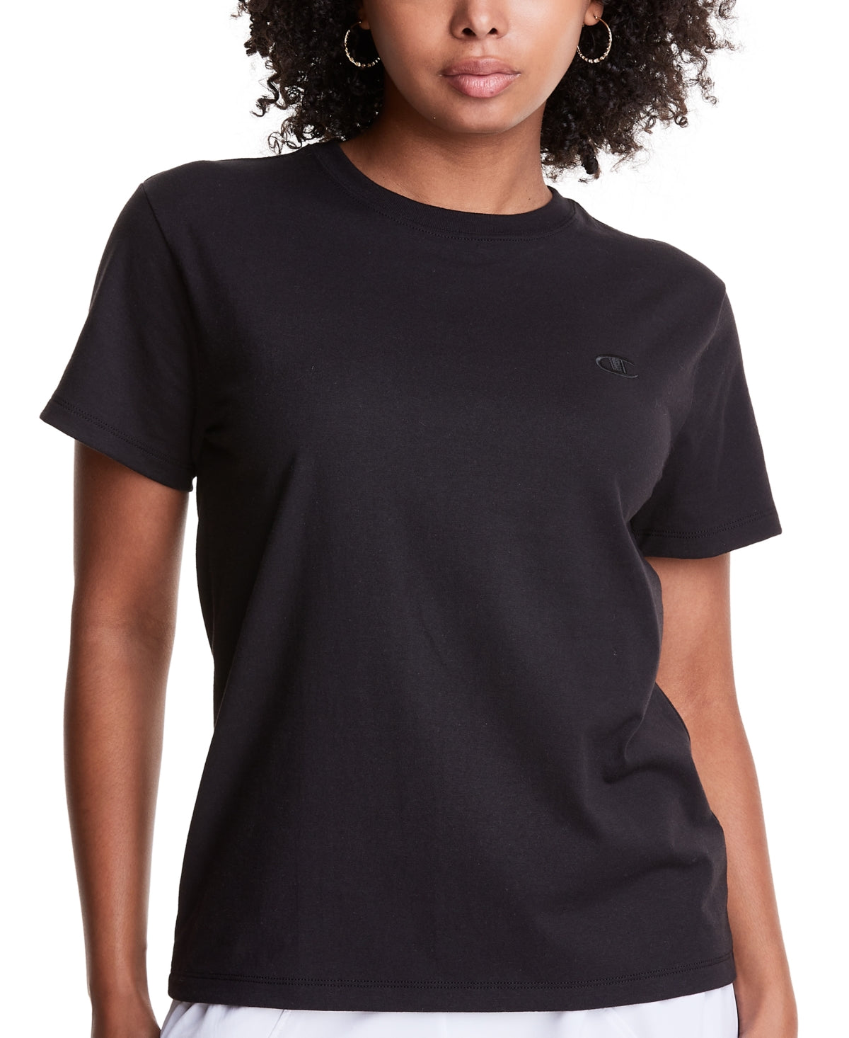 Camiseta Champion Classic Feminina Preta Tamanho P