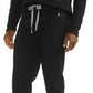 Calça de moletom reversível Polo Ralph Lauren masculina em mistura de algodão, preta, tamanho grande