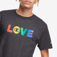 Camiseta gráfica Champion masculina Rainbow Love Jersey cinza, tamanho médio