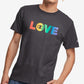 Camiseta gráfica Champion masculina Rainbow Love Jersey cinza, tamanho médio