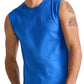 Camiseta masculina Champion Classic Muscle com logotipo bordado azul, tamanho pequeno