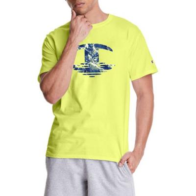 Camiseta Champion Classic Graphic Masculina Verde Tamanho P