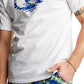 Camiseta masculina Champion Classic Graphic, branca, tamanho pequeno