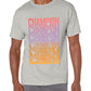 Camiseta Champion Masculina Repeat Ripple Graphic Cinza Tamanho XX-G
