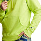 Moletom com capuz gráfico Champion Powerblend manga comprida masculino verde tamanho XX-G