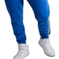 Calça de moletom Champion Powerblend Graphic Jogger masculina, azul, tamanho grande