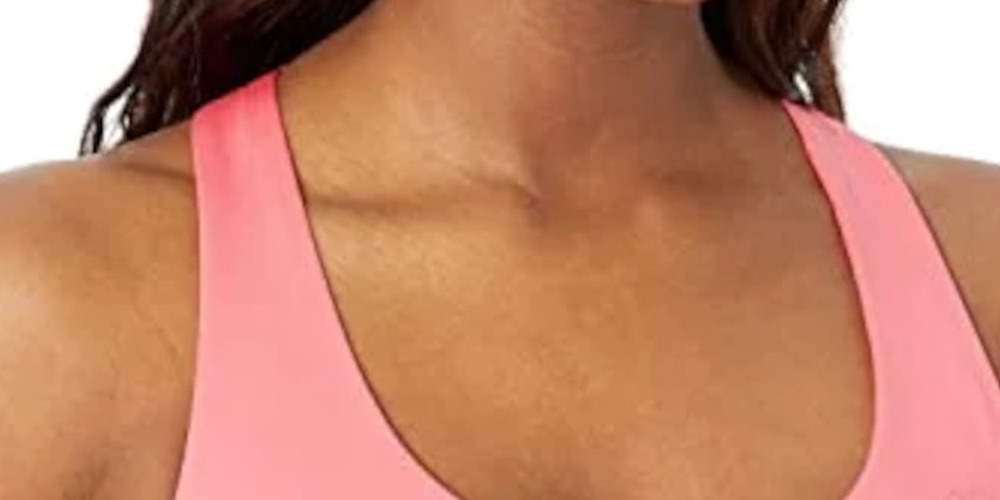 Sutiã esportivo feminino Champion Intimates Stretch Racerback rosa tamanho X-G