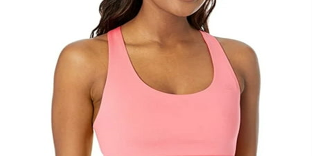 Sutiã esportivo feminino Champion Intimates Stretch Racerback rosa tamanho X-G