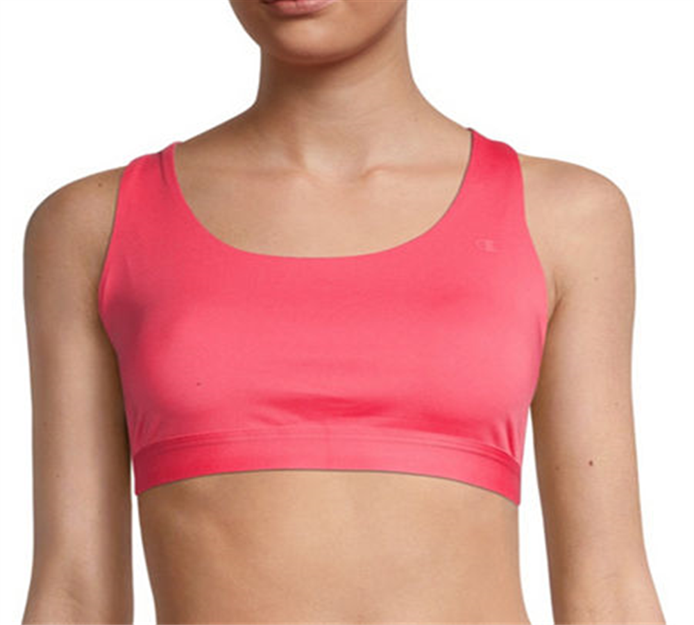 Sutiã esportivo Champion feminino de suporte médio, rosa, tamanho XX-G