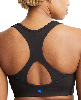 Sutiã esportivo feminino Champion The Authentic Racerback, preto