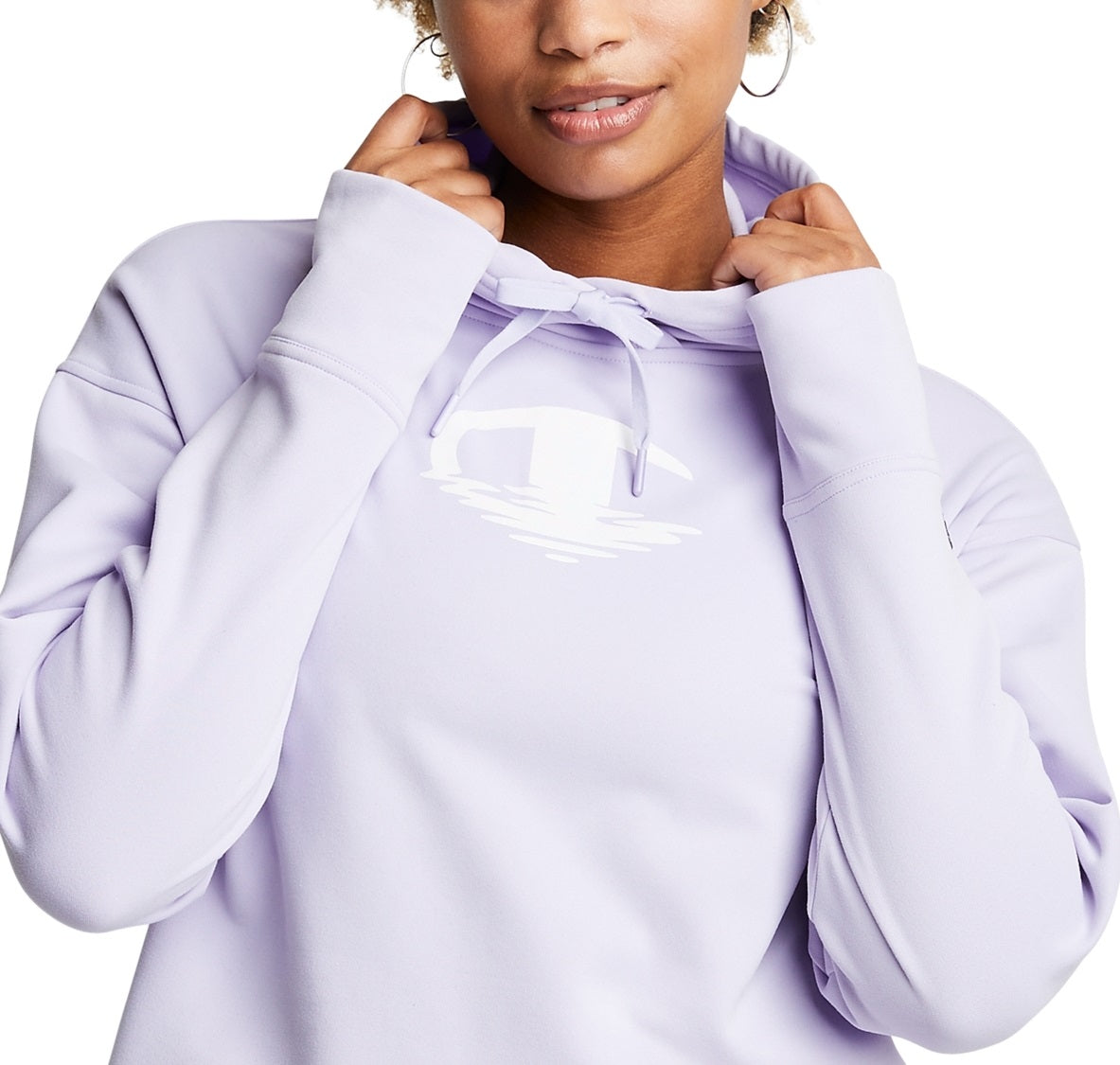 Moletom com capuz Champion feminino Game Day roxo tamanho pequeno